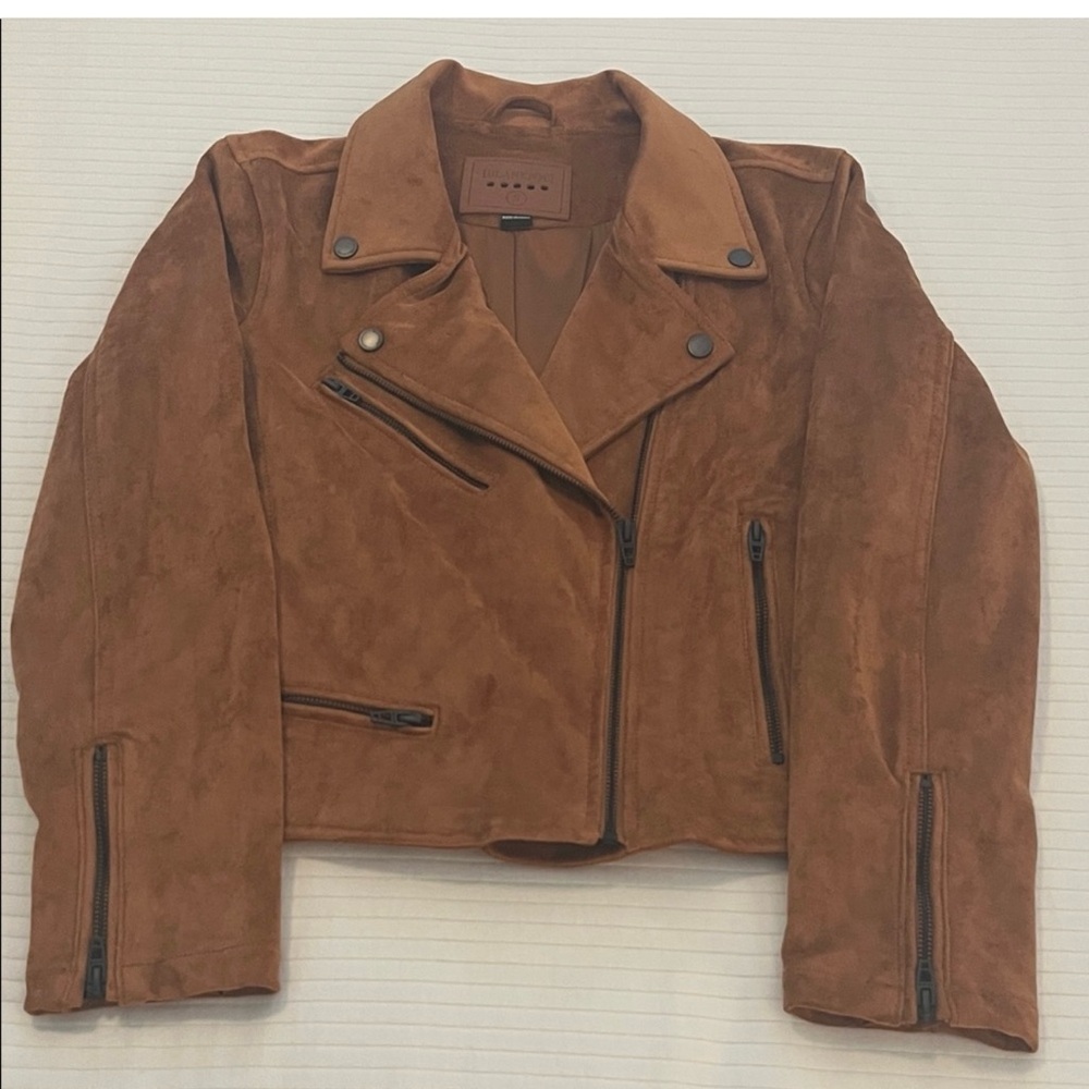 Blank NYC Tan Suede Jacket